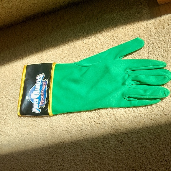 Power Rangers Mystic Force  Green Power Rangers boot covers 4+ yrs old   +1 gluv - Picture 6 of 6